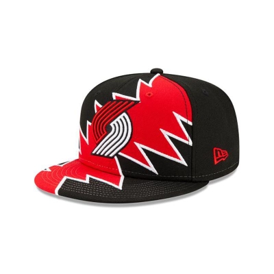 Portland Trail Blazers Gorra | New Era NBA Flash 9fifty Snapback Cap Mexico - Negros
